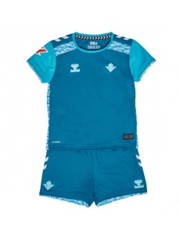 Real Betis Ausweichtrikot für Kinder 2024-25 Kurzarm (+ Kurze Hosen)